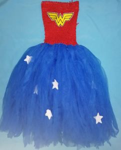 Kids Costumes to Hire - Wondergirl Dress 